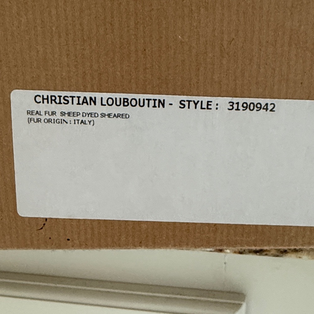 Christian Louboutin Black and Gold Heeled Boots - Picture 3 of 8